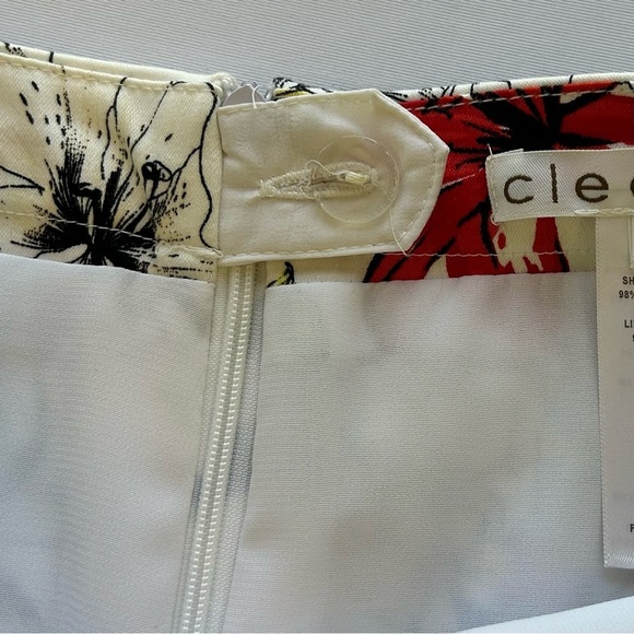Cleo Floral Print Fully Lined Pencil Skirt Womens Size 4 - Picture 9 of 10